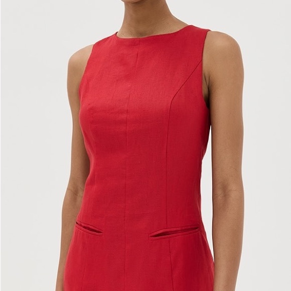 Reformation Citron Linen Dress - Picture 8 of 9